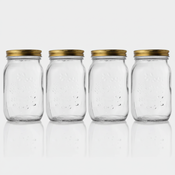 Set 4 Barattoli in Vetro NEXORYβ’ β 1000 ml