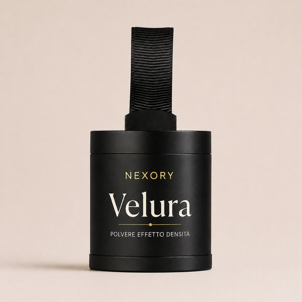 NEXORY Velura - Polvere coprente per capelli waterproof dall’effetto naturale
