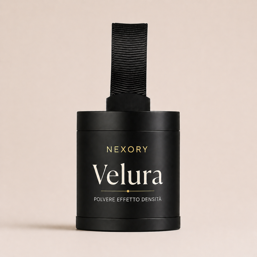 NEXORY Velura - Polvere coprente per capelli waterproof dall’effetto naturale